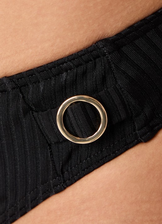 PrimaDonna Delray bikinislip met structuur - detail 2 zwart