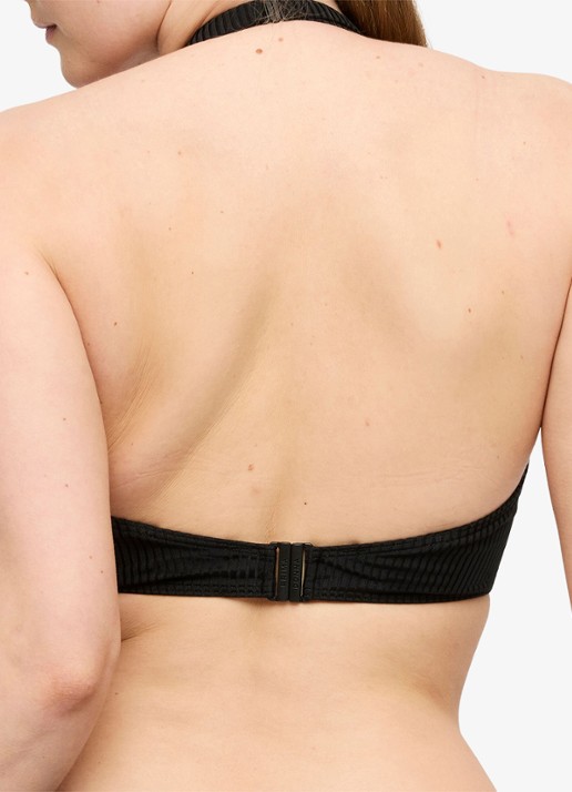 PrimaDonna Delray voorgevormde bikinitop met structuur - detail 6 zwart
