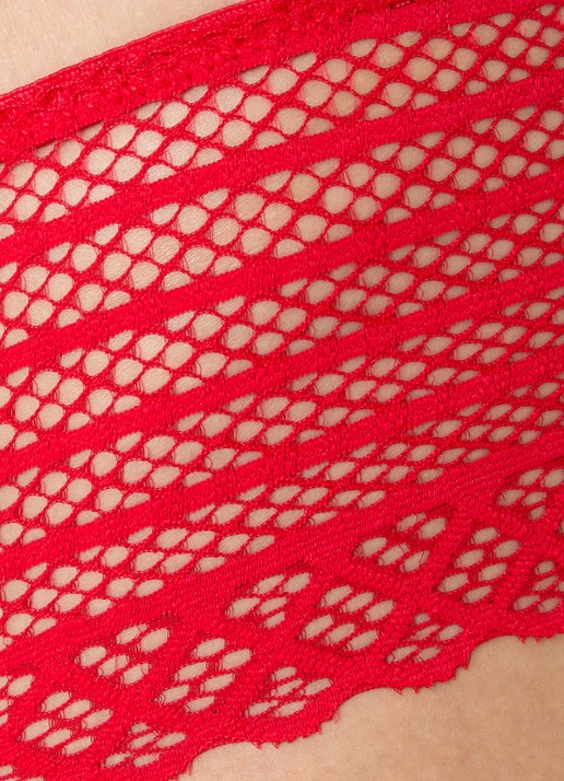 PrimaDonna East End hipster met kant - detail 2 rood