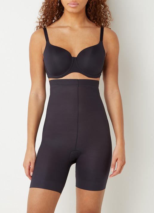 PrimaDonna Figuras high waisted corrigerende short - voorkant 3 zwart