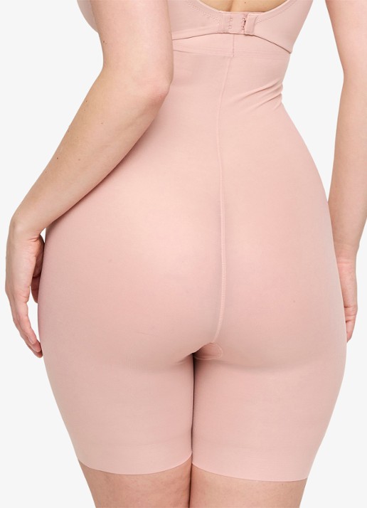 PrimaDonna Figuras high waisted corrigerende short - achterkant 5 lichtroze