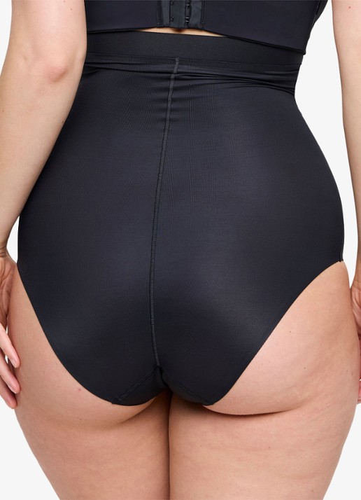 PrimaDonna Figuras high waisted corrigerende slip - achterkant 3 zwart