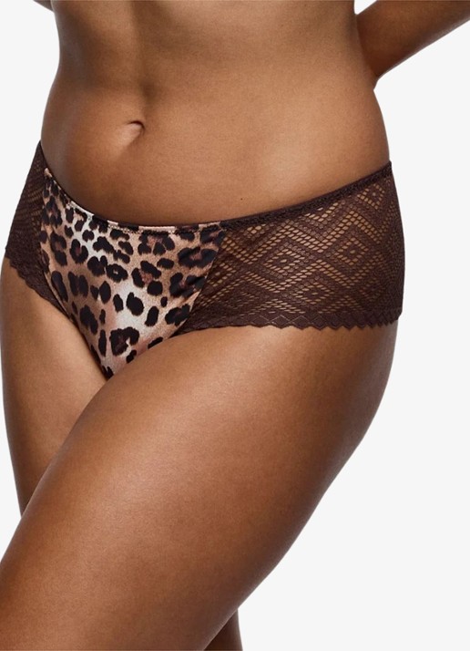 PrimaDonna Giganni hipster met panterprint - detail 3 bruin