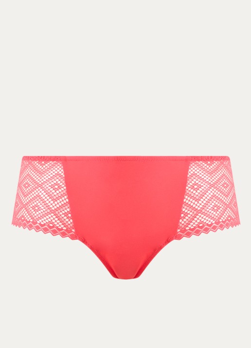 PrimaDonna Grace Bay shorty met kant - voorkant 2 koraalrood