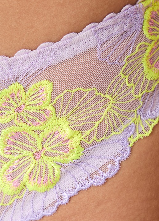 PrimaDonna Ixia slip met overlay van mesh - detail 5 lila