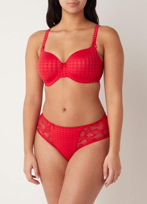 PrimaDonna Madison voorgevormde bh - hartvorm - voorkant rood