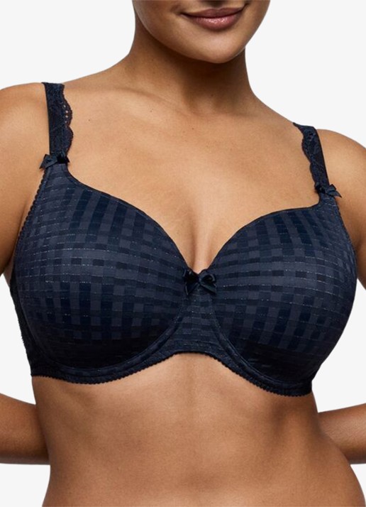 PrimaDonna Madison voorgevormde bh - hartvorm - detail donkerblauw