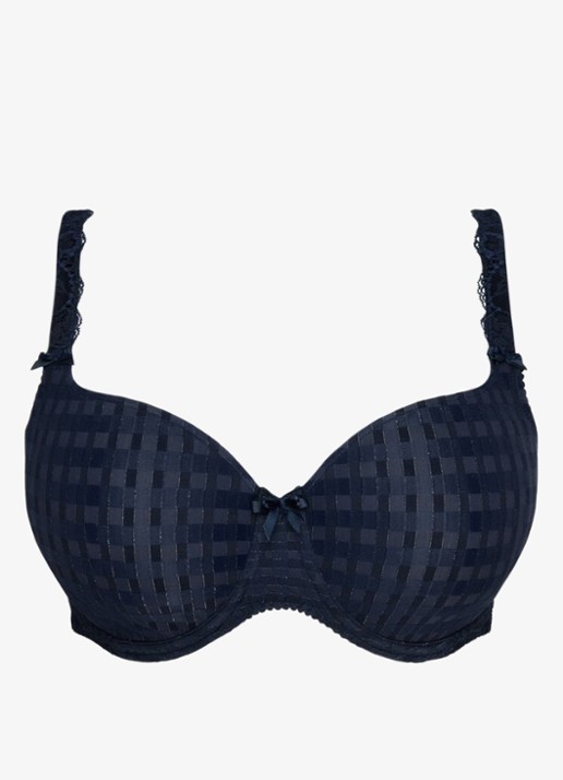 PrimaDonna Madison voorgevormde bh - hartvorm - voorkant 3 donkerblauw