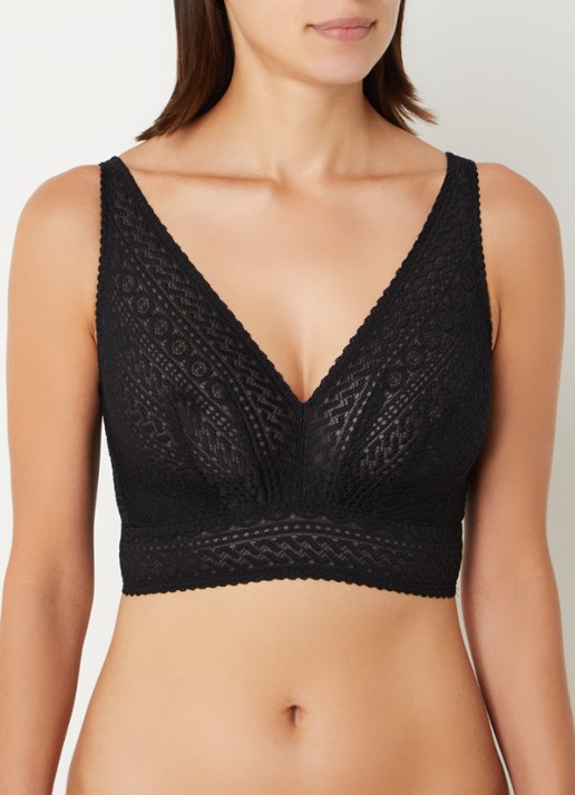 PrimaDonna Montara bralette van kant - detail 8 zwart