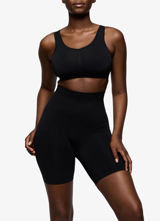 PrimaDonna Nudda corrigerende slip met pijpjes - voorkant 5 zwart