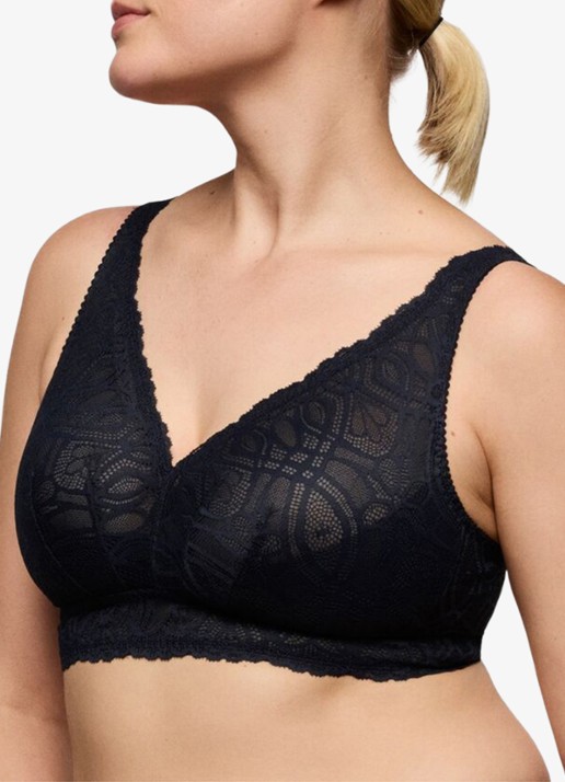 PrimaDonna Salerno bralette van kant - detail 7 donkerblauw