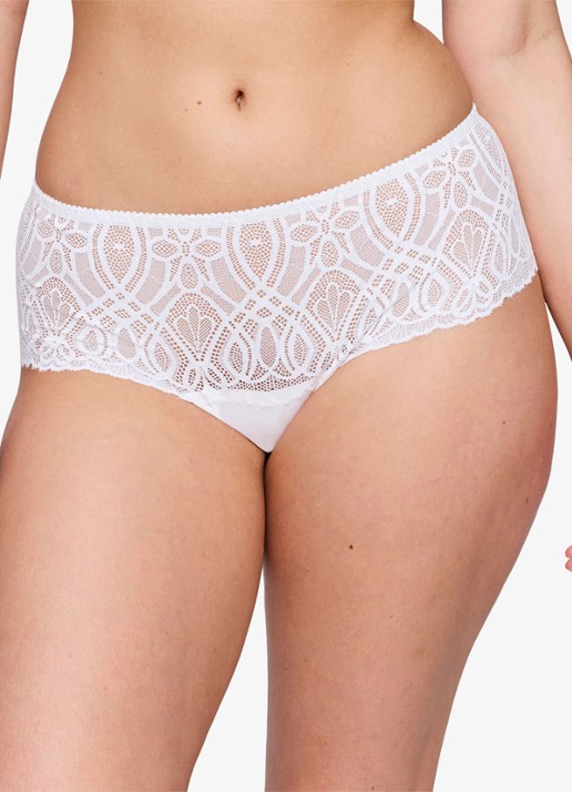 PrimaDonna Salerno shorty van kant - detail gebroken wit