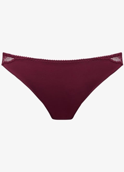 PrimaDonna Salerno string met kant - voorkant 4 bordeauxrood