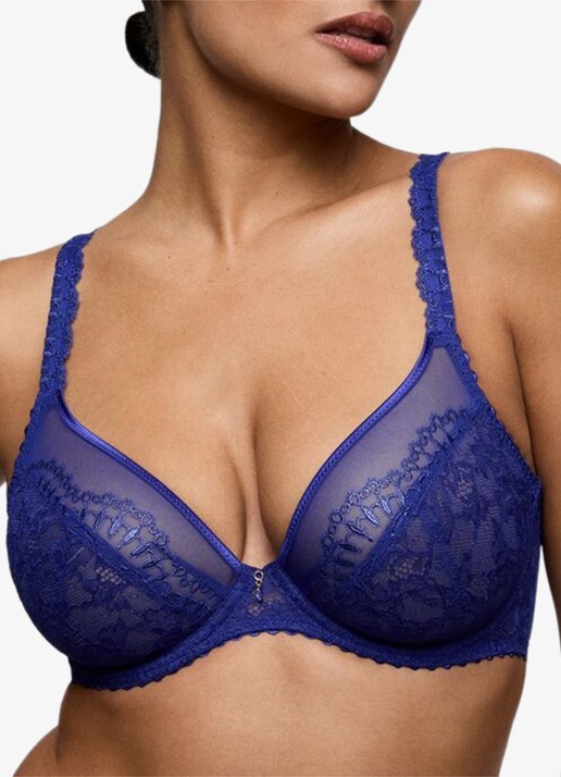PrimaDonna Shimla plunge bh - detail donkerblauw