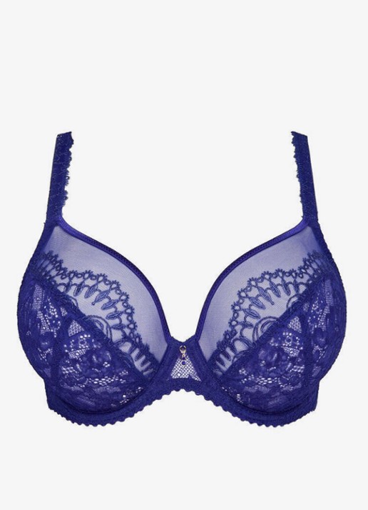 PrimaDonna Shimla plunge bh - voorkant 4 donkerblauw