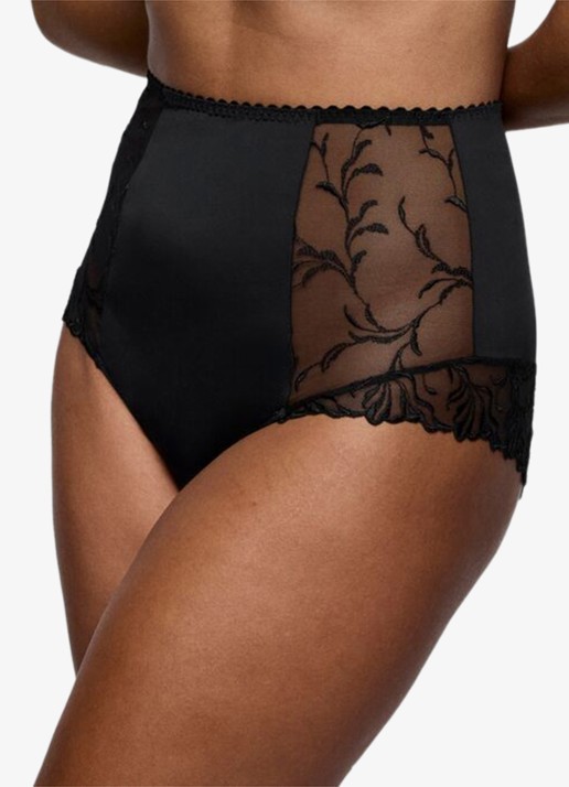PrimaDonna Solisse high waisted shorty met borduring - detail 2 zwart