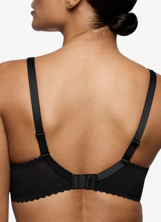 PrimaDonna Solisse plunge bh met borduring - achterkant zwart