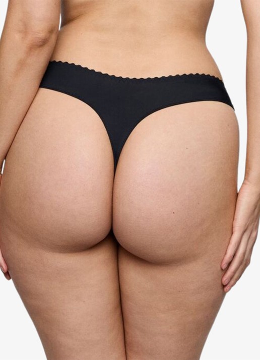 PrimaDonna Solisse string met borduring - achterkant 5 zwart