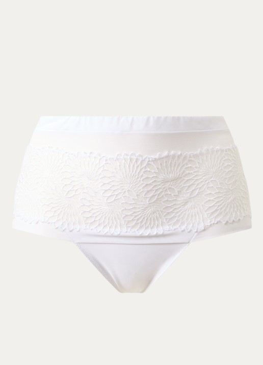 PrimaDonna Sophora shorty met kant - voorkant wit