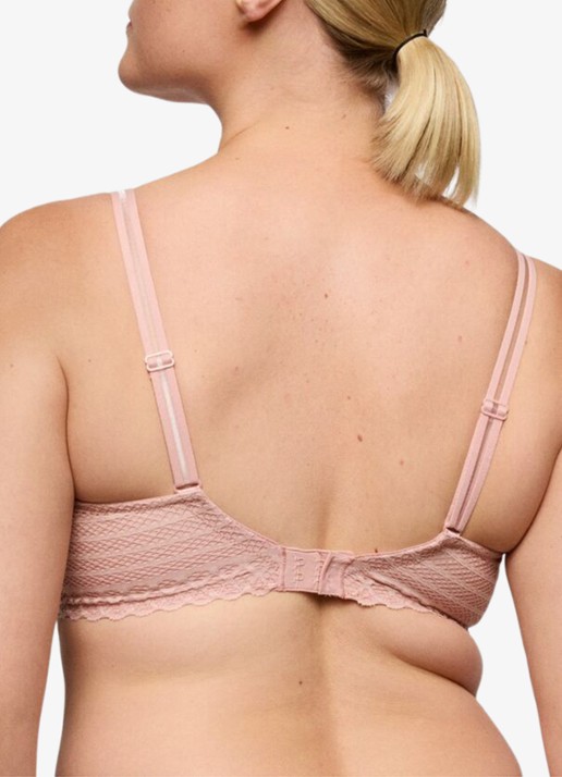 PrimaDonna Twist Side voorgevormde beugel bh - achterkant lichtroze