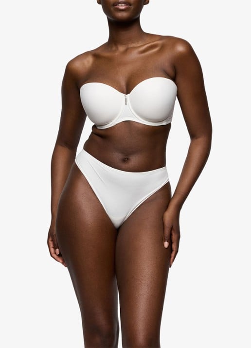PrimaDonna Twixie strapless bandeau bh - voorkant 2 wit