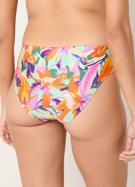 PrimaDonna Varadeo bikinislip met print - achterkant 3 turquoise