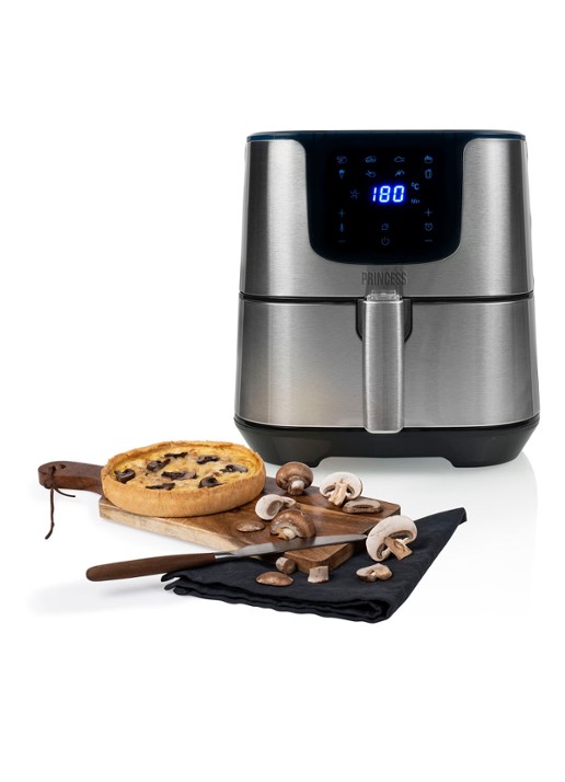 Princess Digital Aerofryer Deluxe XXL airfryer 182060 - detail 3 zilver