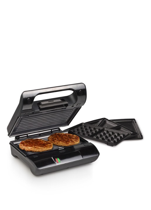 Princess Multi & Sandwich Grill Compact Pro grill 117002 - voorkant 6 zwart
