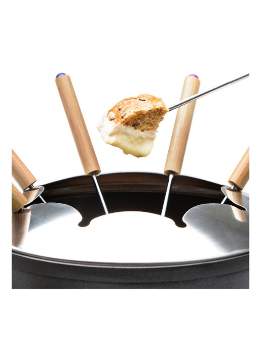 Princess Pure fonduesstel 40,5 x 39,5 cm 173025 - detail 3 zwart