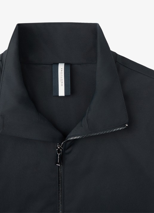 Profuomo Bodywarmer met magneetsluiting - detail 6 donkerblauw