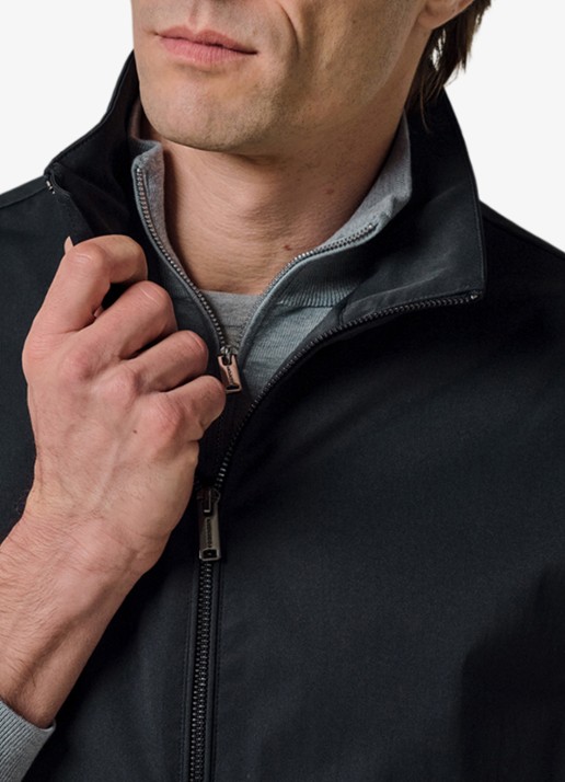 Profuomo Bodywarmer met magneetsluiting - voorkant 2 donkerblauw