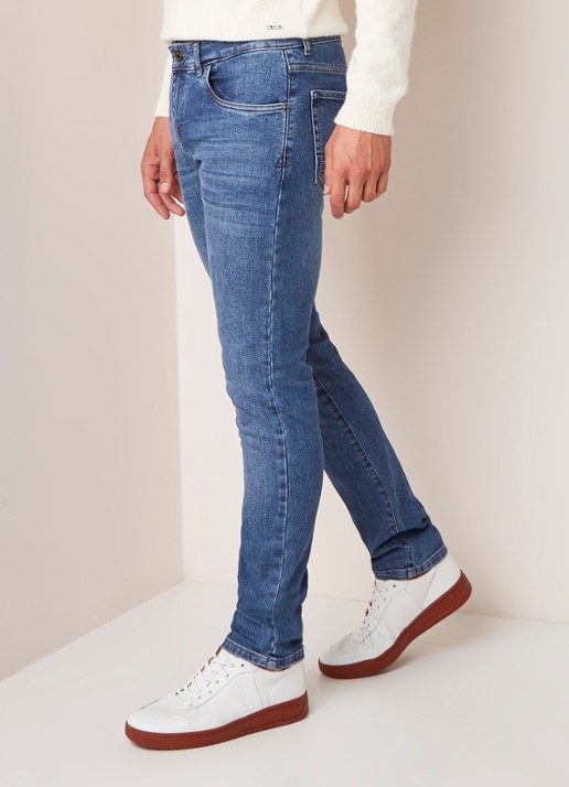 Profuomo Detox Denim skinny jeans met stretch - detail 2 indigo