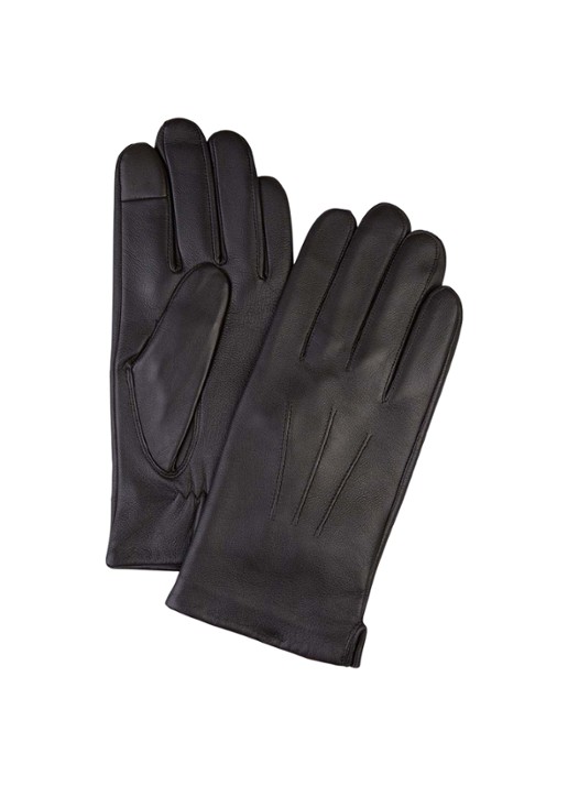 Profuomo Handschoen van leer - voorkant 2 bruin