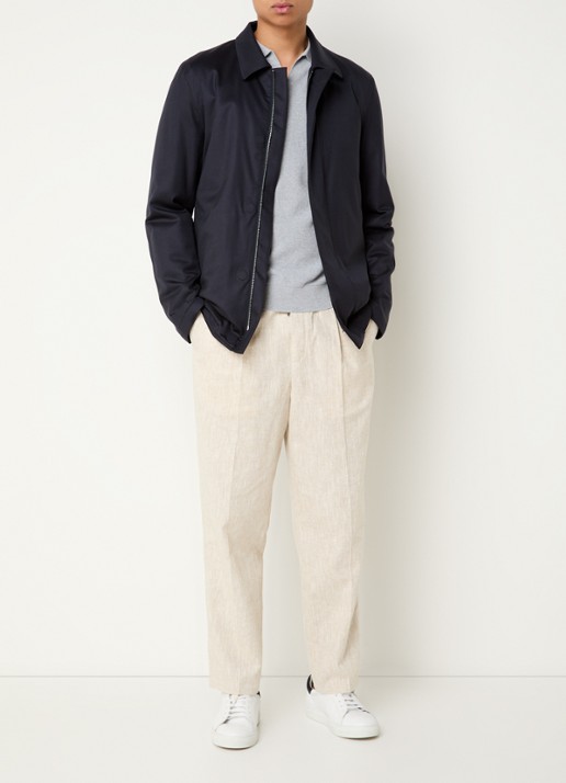 Profuomo Jack van wol - voorkant 3 donkerblauw