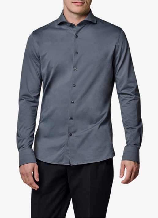 Profuomo Japanese knitted slim fit shirt
