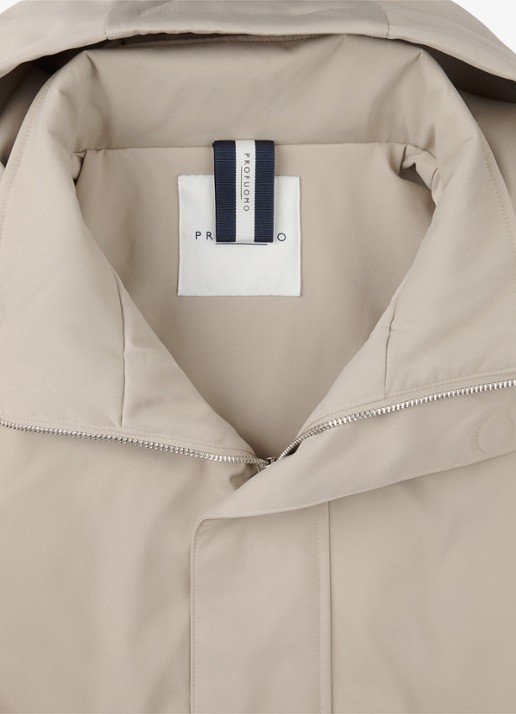 Profuomo Jas met capuchon - detail 5 beige