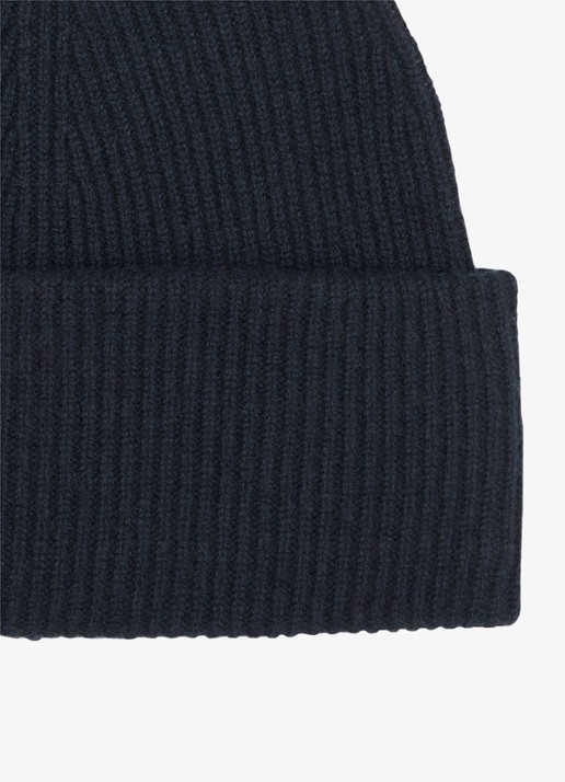 Profuomo Muts van kajsmier - detail donkerblauw