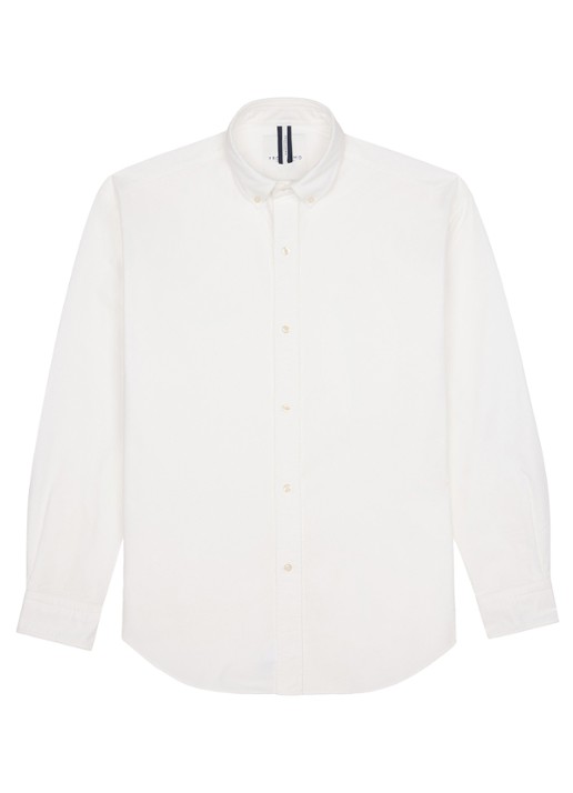 Profuomo Oxford comfort fit overhemd met button down kraag