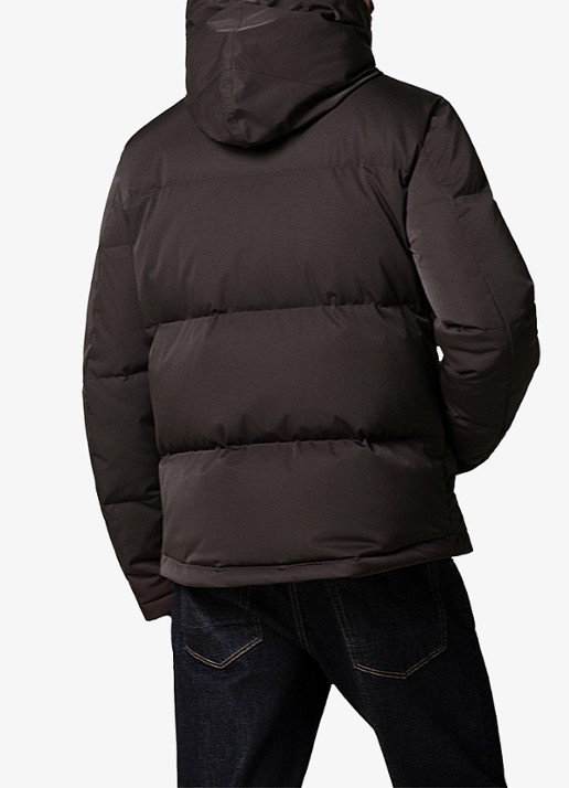 Profuomo Parka met capuchon - achterkant 4 donkerbruin