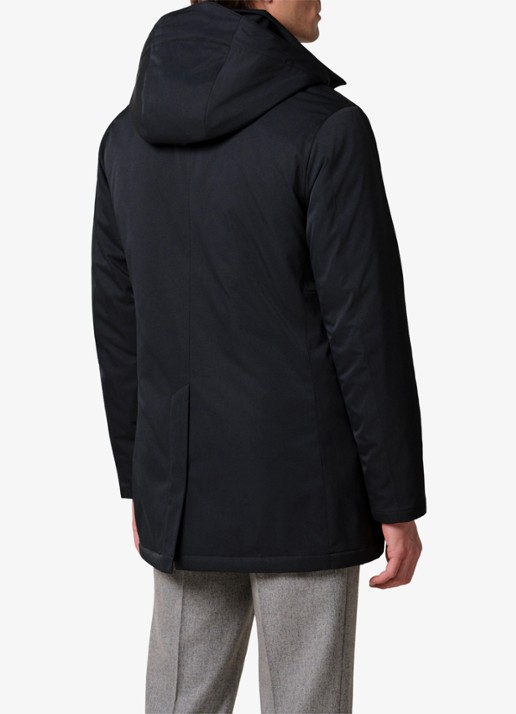 Profuomo Parka met capuchon - achterkant 7 zwart