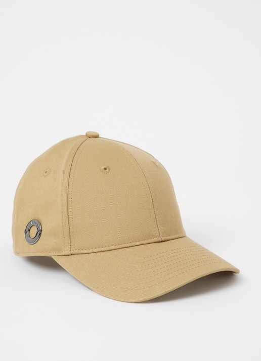 Profuomo Pet met logo - voorkant camel