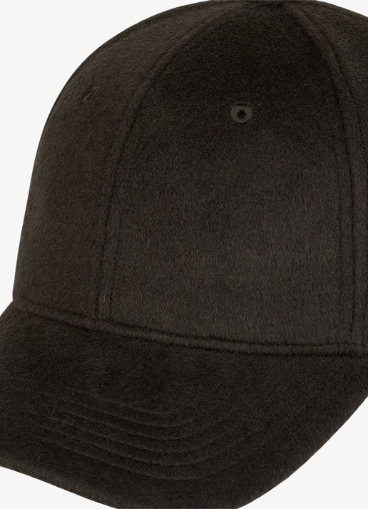 Profuomo Pet van wol - detail 3 donkerbruin