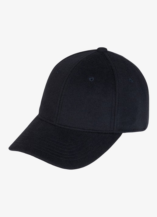Profuomo Pet van wol - voorkant donkerblauw