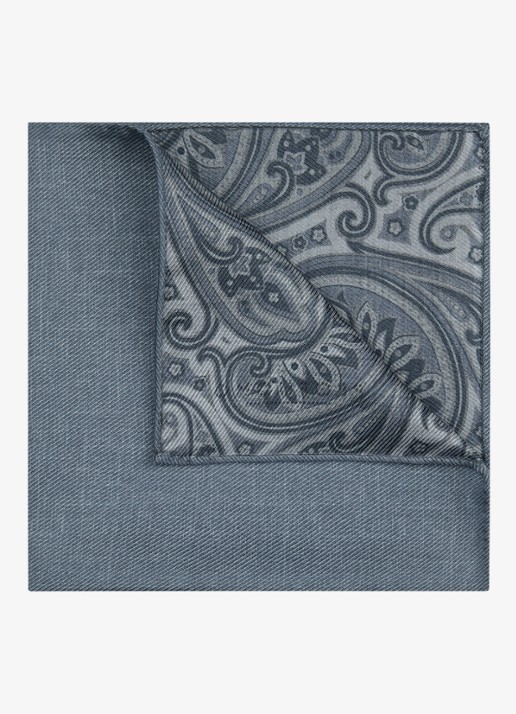 Profuomo Pochet van zijde - voorkant 2 beige