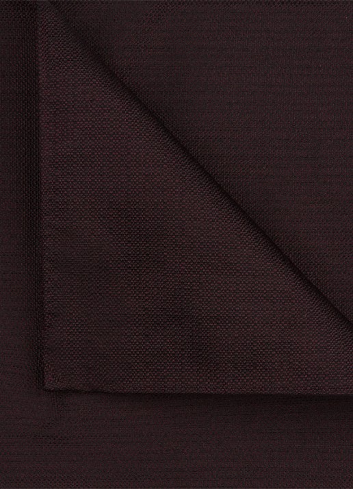 Profuomo Pochet van zijde - detail bruin