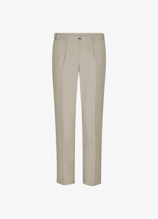 Profuomo Regular fit chino met steekzakken - voorkant 5 beige