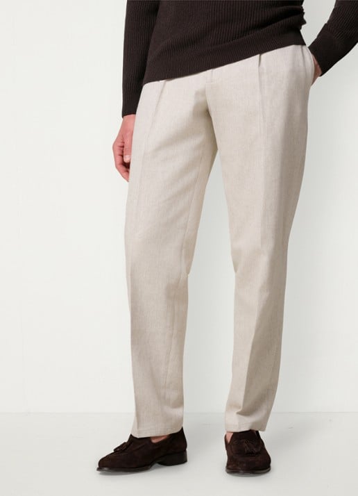 Profuomo Regular fit chino met steekzakken