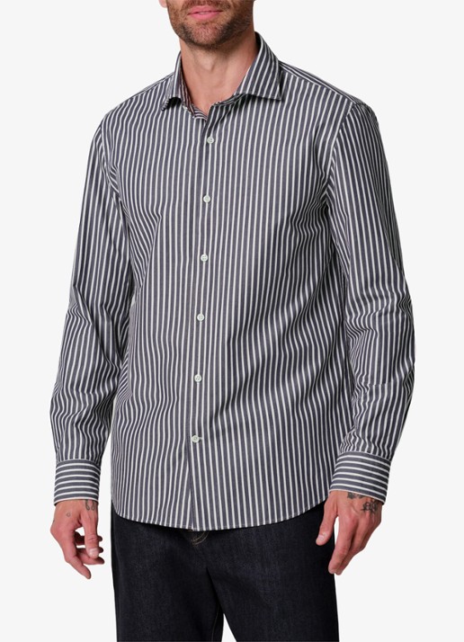 Profuomo Regular fit overhemd met streepprint