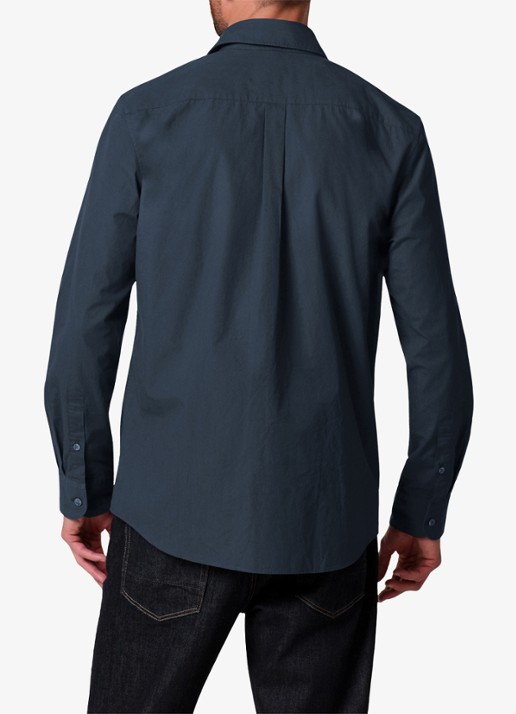 Profuomo Regular fit overhemd - achterkant 4 donkerblauw