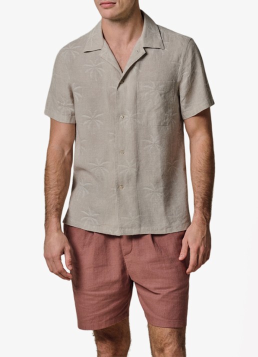 Profuomo Relax fit shirt in linnen